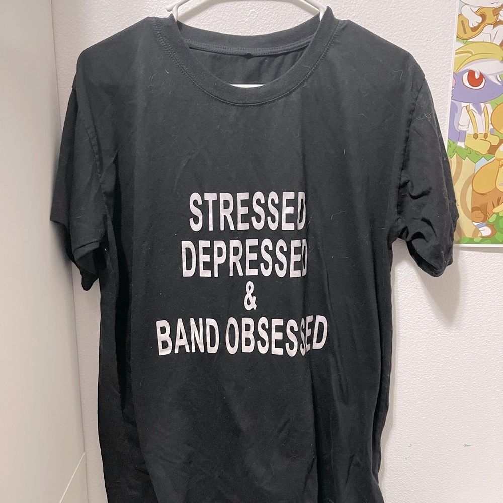 Emo Basic Graphic Tee 2010’s